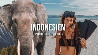 Indonesien Highlights  Die schönsten Orte amp Sehenswürdigkeiten für deine Reise [upl. by Suhploda]