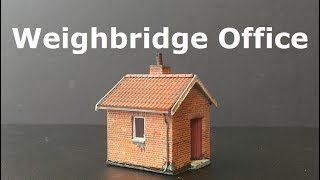 Building a Weighbridge Office from Scalescenes [upl. by Annadroj987]