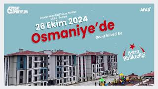 Osmaniye Deprem Konutları Kura Çekimi [upl. by Forcier926]