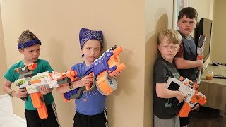 Nerf War Sneak Attack Squad Seeks Revenge [upl. by Poppas]