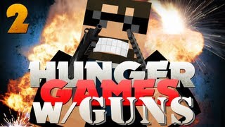 Minecraft Hunger Games with GUNS 2 HORSE BATTLES [upl. by Oeniri162]