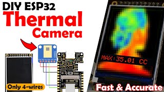 AMG8833 Thermal Camera using ESP32 amp TFT Display Thermal Imaging Camera [upl. by Mailli]