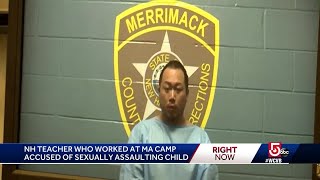 Teacher who worked at Massachusetts camp accused of sexually assaulting child [upl. by Airemahs]