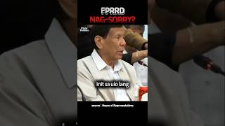 FPRRD NAGSORRY Duterte EJK QuadCom [upl. by Colan]