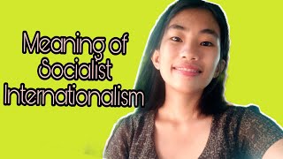 What is Socialist Internationalism [upl. by Ajak]