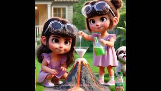 Volcano Experiment KIDS  KIDS VIDEO [upl. by Ylas]