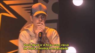 Justin Bieber  Sorry TraduçãoLegendado Live at PurposeInto [upl. by Llecrad806]