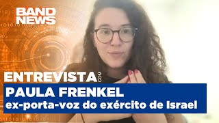 Exportavoz do exército Israelense fala sobre o conflito entre Israel e o grupo Hamas  BandNews TV [upl. by Eednar]