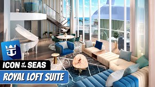 Icon of the Seas  Royal Loft Suite Walkthrough Tour  Royal Caribbean 2024  4k [upl. by Maretz107]