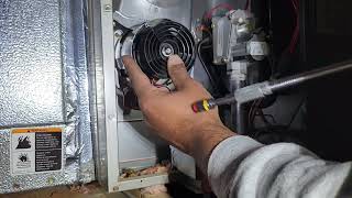 INDUCER MOTOR REPLACEMENT DEMO PURPOSES ONLY PAYNE FURNACE ARIZONA HEATING AND AIR CONDITIONING [upl. by Gaynor]