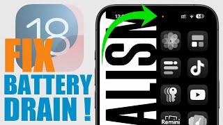 10 Settings To FIX Battery DRAIN on iPhone iOS 18 [upl. by Airamasor]