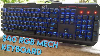 Best Budget Mechanical Keyboard  Redragon Varuna K559 RGB Review [upl. by Kenji]