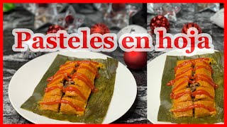 Pasteles En HojaReceta Dominicana [upl. by Hesketh]