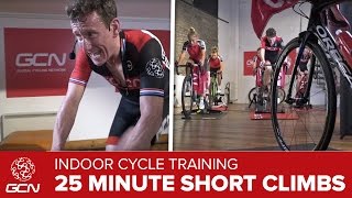 HIIT – 25 Minute Cycling Workout – Hill Training [upl. by Korman31]