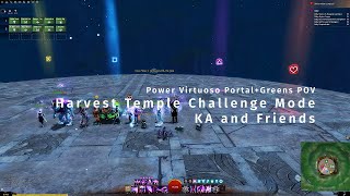 Guild Wars 2  Harvest Temple Challenge Mode  Power Virtuoso PortalsGreen POV [upl. by Altheta960]