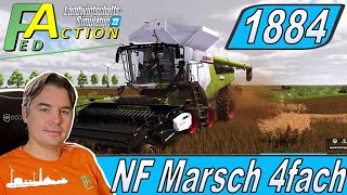 LS22 1884 Auf zum nächsten Raps Feld NFMarsch4fach Mod Map farmingsimulator22 LetsPlay [upl. by Landre]