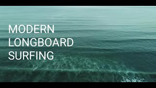 MODERN LONGBOARD SURFING NOSE RIDING 92 SINGLE FIN [upl. by Jacqueline]