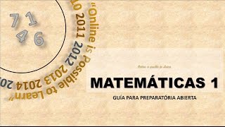 MATEMÁTICAS 1 SESION 3  SUBCONJUNTOS [upl. by Pasol843]