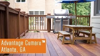 Cumaru Decking Brings Warmth to One Atlanta Home [upl. by Tucky]