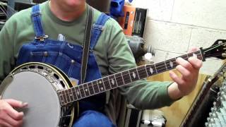 Uncloudy Day  Walk Through and Demo  5 String Banjo  Bluegrass [upl. by Blinni928]