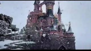 Rare Snow At Disneyland Paris [upl. by Quint504]