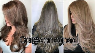 CORTES de CABELLO en CAPAS TENDENCIA 2023 CORTES de PELO DEGRAFILADO en CAPAS 2023 [upl. by Naeruat830]