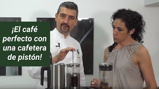 Cómo funciona la cafetera de pistón  ¡El café perfecto [upl. by Zadack]