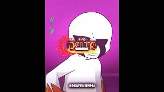 Delta Sans vs Cross Sans  Short Vid [upl. by Aloin975]