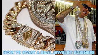 HOW TO START A JEWELRY BUSINESS WITH 1000 LIKE BEN BALLER AND TV JOHNNY  REAL GOLD AND DIAMONDS [upl. by Shirlie]