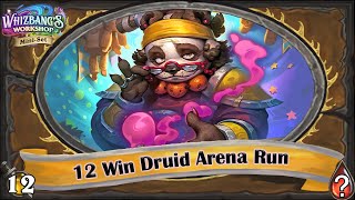 12 Win LiNa Druid Hearthstone Arena Run [upl. by Irianat]