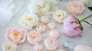 How to Make Buttercream Flowers [upl. by Idissak]