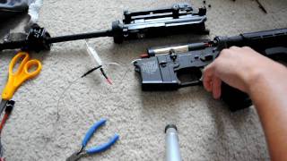 How to upgrade your Airsoft gun AEG Part 1 [upl. by Yecniuq]