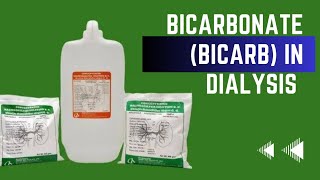 Why we use Bicarbonate bicarb in dialysis Two sources of Bicarb in dialysate [upl. by Lorin]