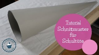 Schnittmuster für Schultüte  Schultüte nähen  DIY Nähanleitung  mommymade [upl. by Gregoire742]