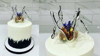 Cake decorating tutorials  BUTTERCREAM CAKE TECHNIQUE  Sugarella Sweets [upl. by Enileve752]