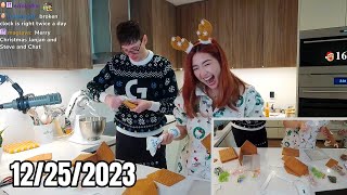 MERRY CHRISTMAS 🎄  Gingerbread House Building w Steve Suptic 🏠 [upl. by Aerdnua]