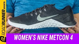 Womens Nike MetCon 4  Fit Expert Review [upl. by Neelloj]