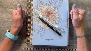 Plan with Me  Erin Condren 7x9 Horizontal Planner  Homebody  719  725 [upl. by Lotz137]