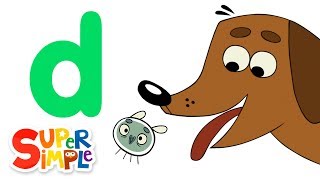 The Letter D  Learn The Alphabet  Super Simple ABCs [upl. by Uticas]