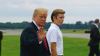 See How Tall Barron Trump Got in Just a Year [upl. by Dickie]