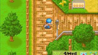 Lets Play Harvest Moon Friends of Mineral Town 03 Friendship [upl. by Urbai]