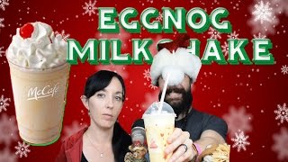 McDonalds 🎄Eggnog Milkshake🎄 w Sailor Jerry Rum [upl. by Gustave]