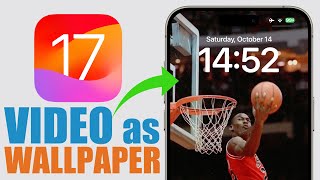 How to Set VIDEO as Lock Screen Wallpaper on iPhone  iOS 17 [upl. by Cynera977]