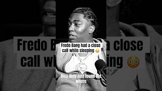 Fredo Bang shares story how his car was shot while he was sleeping 😳 fredobang hiphop [upl. by Erme]