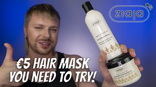 ZIAJA HAIR PRODUCTS  Review  Trying Out Polish Hair Care  Affordable Hair Mask For Dry Hair [upl. by Notnad579]