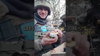 Soldiers eating on the RussianUkrainian battlefield🪖 militaryshorts army solider [upl. by Domenic833]