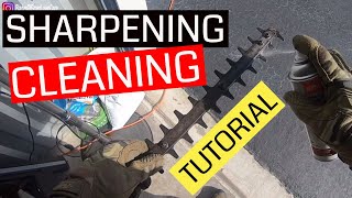 How to Sharpen Hedge Trimmers the pro way [upl. by Karol501]