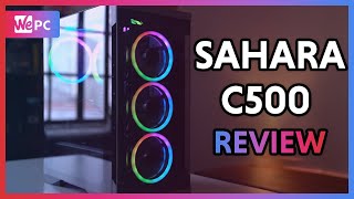 SAHARA C500 REVIEW  The best budget RGB gaming case [upl. by Kella]