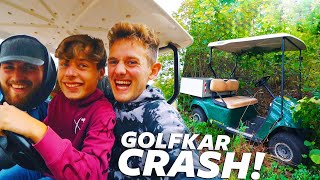 ONGELUK GEBEURD MET GOLFCAR  305 [upl. by Tobe]