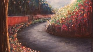 how to use soft pastels for beginners  A Landscape Drawing Tutorial [upl. by Anisirhc]